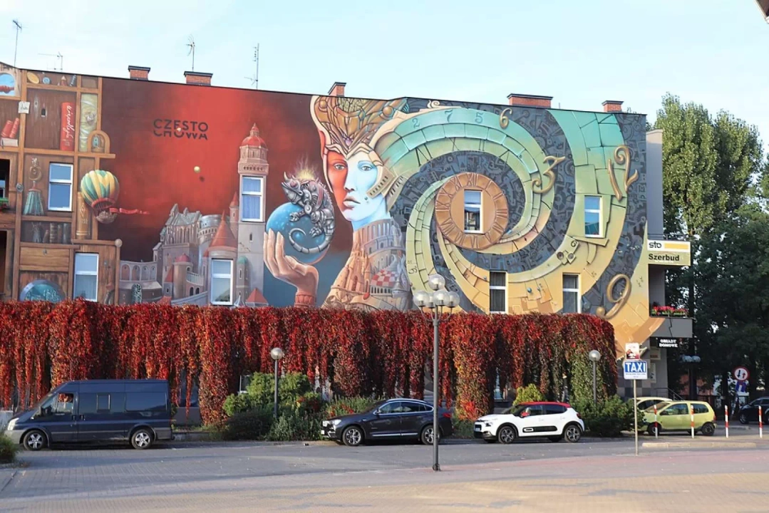Mural w Częstochowie
