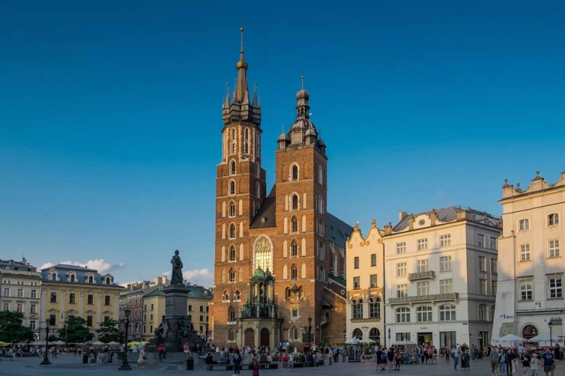 Kości&oacute;ł Mariacki (Mary's Church) in Cracow