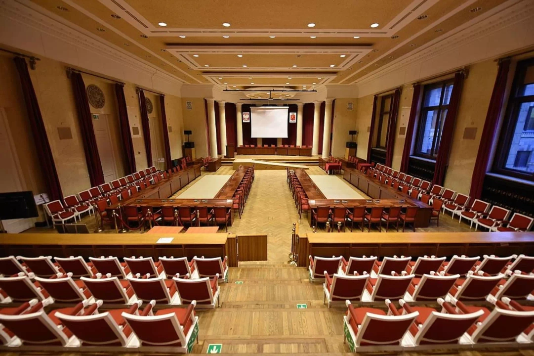 Wnętrza Pałacu Kultury i Nauki w Warszawie