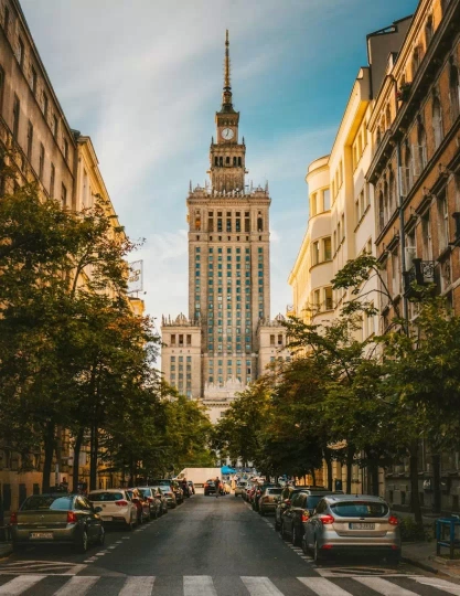 Warsaw city center / fot. Pexels.com